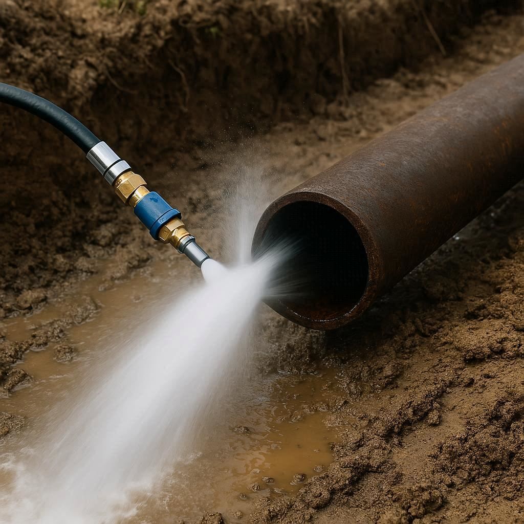 Гидродинамическая прочистка водопроводных труб в Екатеринбурге