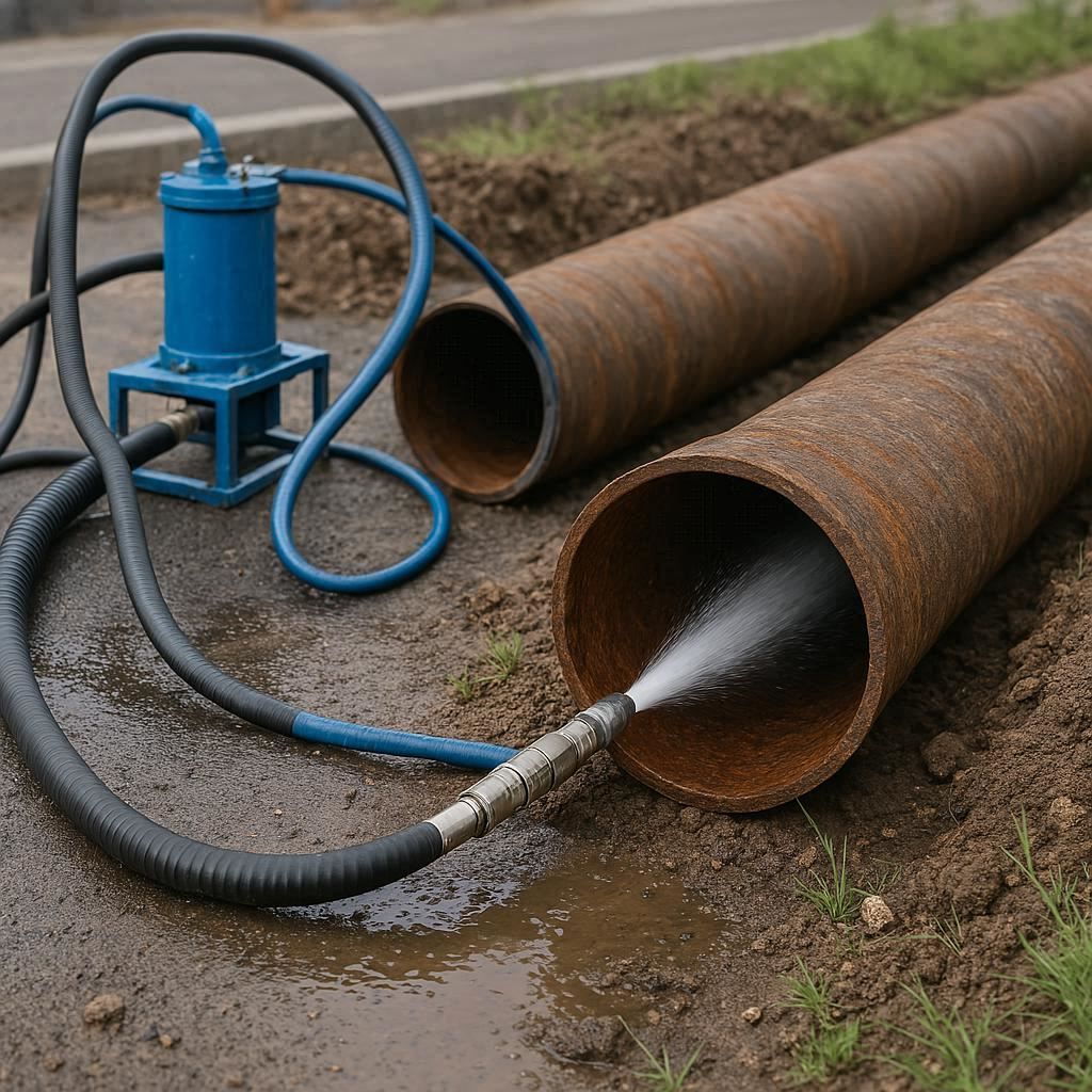 Гидродинамическая прочистка водопроводных труб в Екатеринбурге